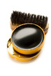 Shoe polish isolated on the white background Shoe polish isolated on the white background