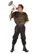 Photo: army man in camouflage shirt with megaphone army man in camouflage shirt with megaphone
