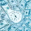 clock and money
