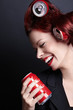 Laughing woman