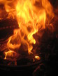 Flamme de cheminée