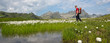 Wandern in den Alpen