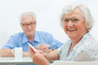 Aged couple leisure