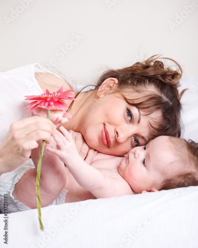 Photo: Mother and baby Mother and baby