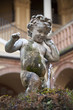 Angel statue on a fountain.