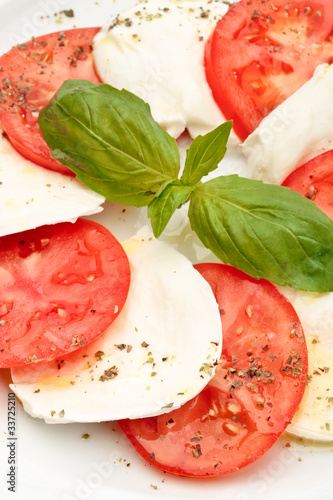 Photo: Close up of Caprese salad Close up of Caprese salad