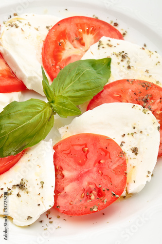 Photo: Close up of Caprese salad Close up of Caprese salad