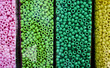 Beads in the bottles