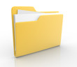 Folders with paper