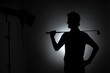 Golfer´s silhouette