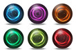 Vektor: internet buttons - black coloured spheres internet buttons - black coloured spheres
