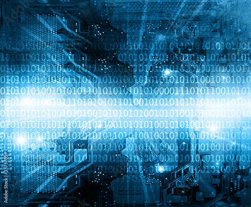 Illustration: Technology background Technology background