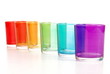 SFUMATURA DI COLORI DEI BICCHIERI SFUMATURA DI COLORI DEI BICCHIERI