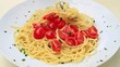 Spaghetti mit Tomaten Spaghetti mit Tomaten