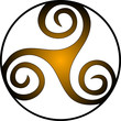 Keltische Triskele - Spirale - Triskel
