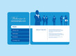 a business people website banner a business people website banner