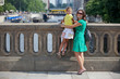 Tourists walking in berlin city. Tourists walking in berlin city.