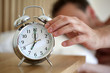 Turning off an alarm clock