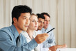Business people in board meeting