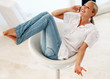 Woman talking on cellphone