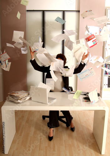 Photo: Chaos im Büro Chaos im Büro