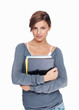 Photo: College student with books College student with books