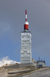 Huge antenna building on top of Mount Ventoux