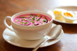 Cold beet soup