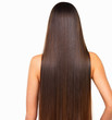 Young woman with long hair