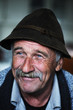 Portrait of old man with mustache Portrait of old man with mustache