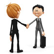 businessmen shaking hands