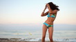 beautiful woman at the beach
