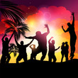 People Dancing-Beach Party