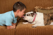 Child and Dog