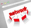 Social Network on Online Website Screen Shot