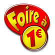 bouton foire 1€ bouton foire 1€
