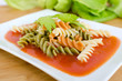 sta mit Tomatensoße