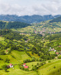 Alpine landscape with houses in Tyrol Alpine landscape with houses in Tyrol