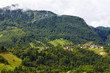 Alpine landscape with houses in Tyrol Alpine landscape with houses in Tyrol