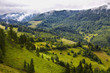 Alpine landscape with houses in Tyrol Alpine landscape with houses in Tyrol