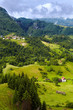 Alpine landscape with houses in Tyrol Alpine landscape with houses in Tyrol