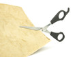 Tijeras y papel viejo