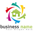 logo cercle et maison