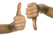 Thumb Up And Thumb Down Thumb Up And Thumb Down