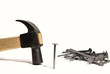 Hammer and  nails