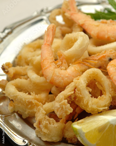 Photo: Frittura di pesce - Fried fish Frittura di pesce - Fried fish