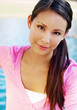 Portrait of beautiful young brunette woman
