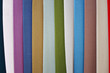 Colorful scarves in market