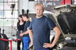 Portrait of Mechanic in Shop