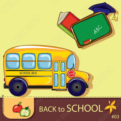 Vector: Colorful school background Colorful school background